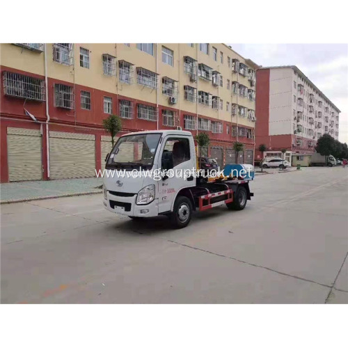 Euro 6 YUEJIN Hook arm garbage truck